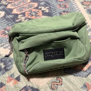 JanSport Sage Green Belt Bag